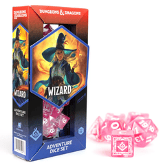 Dungeons & Dragons Adventure Dice - Wizard: Fuchsia | Sirius Dice